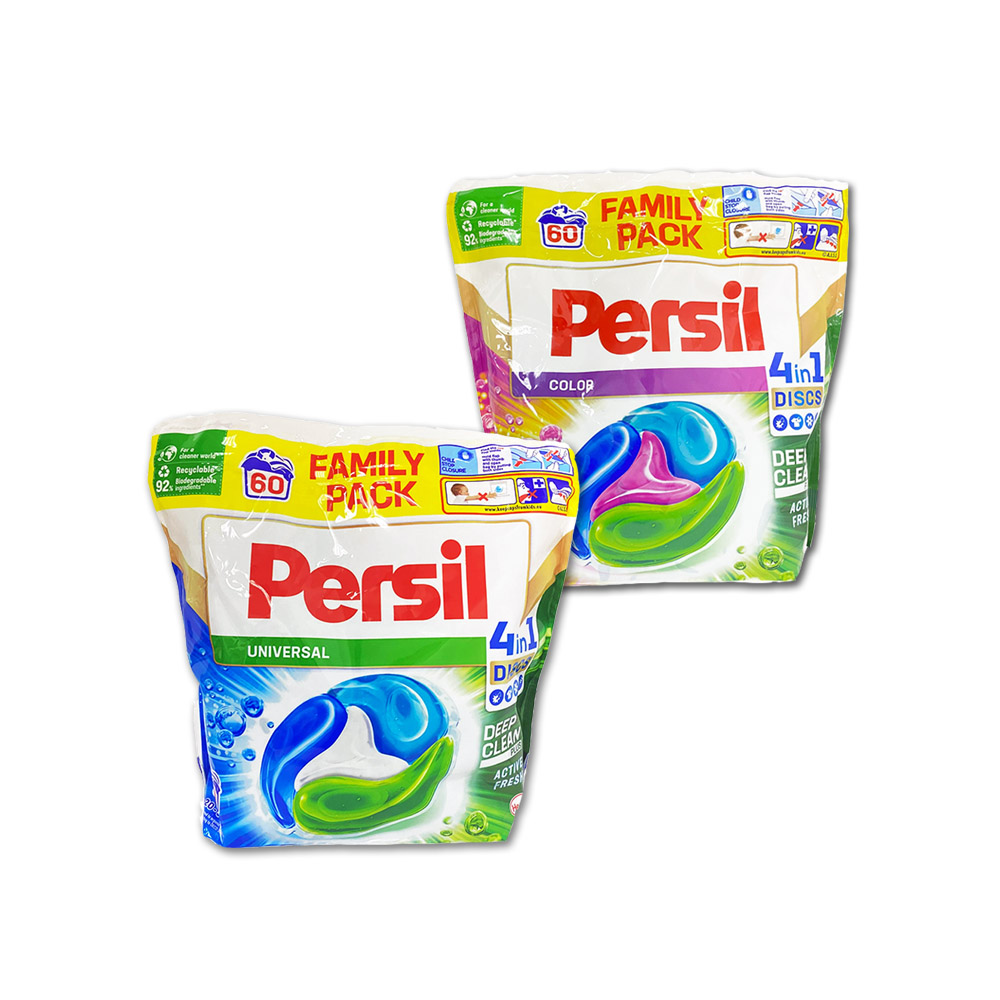 德國Persil-新4合1全效洗衣膠囊(2款可選)60顆/袋