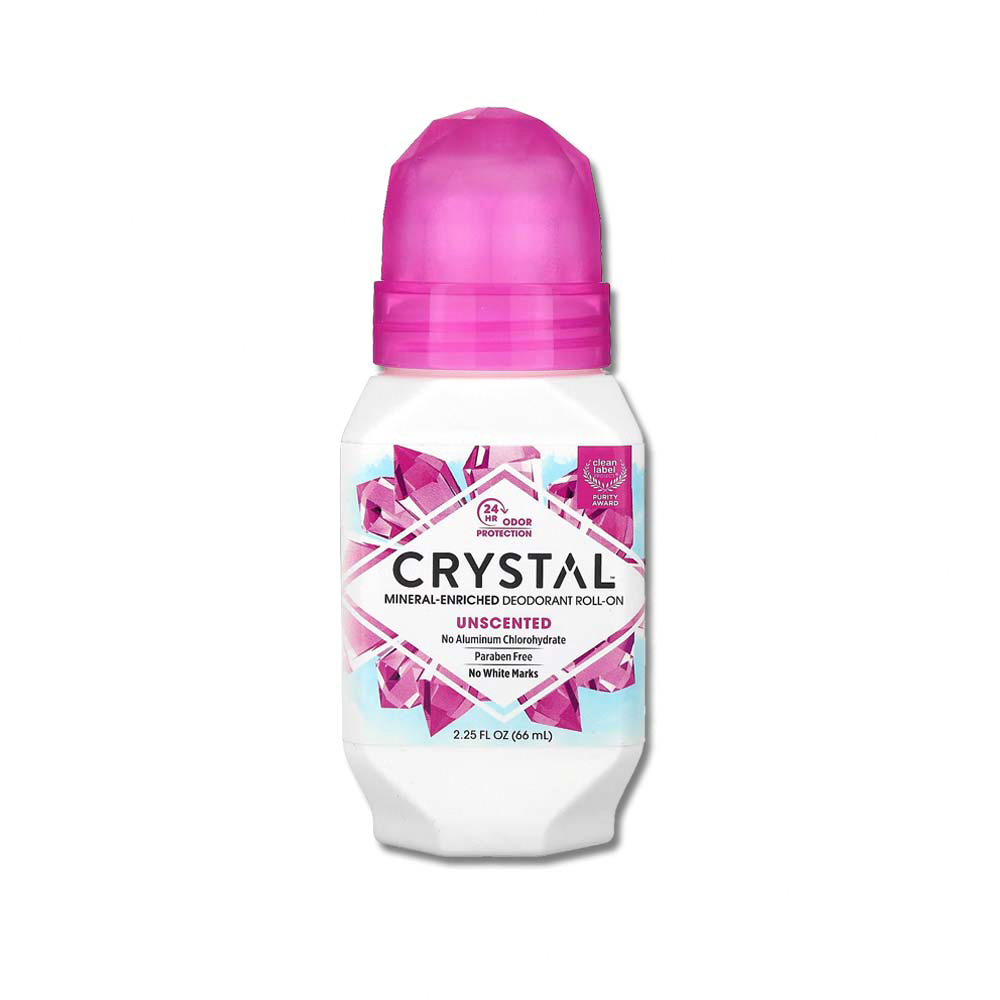 美國CRYSTAL-滾珠型香氛液體除臭劑-無香粉66ml/瓶