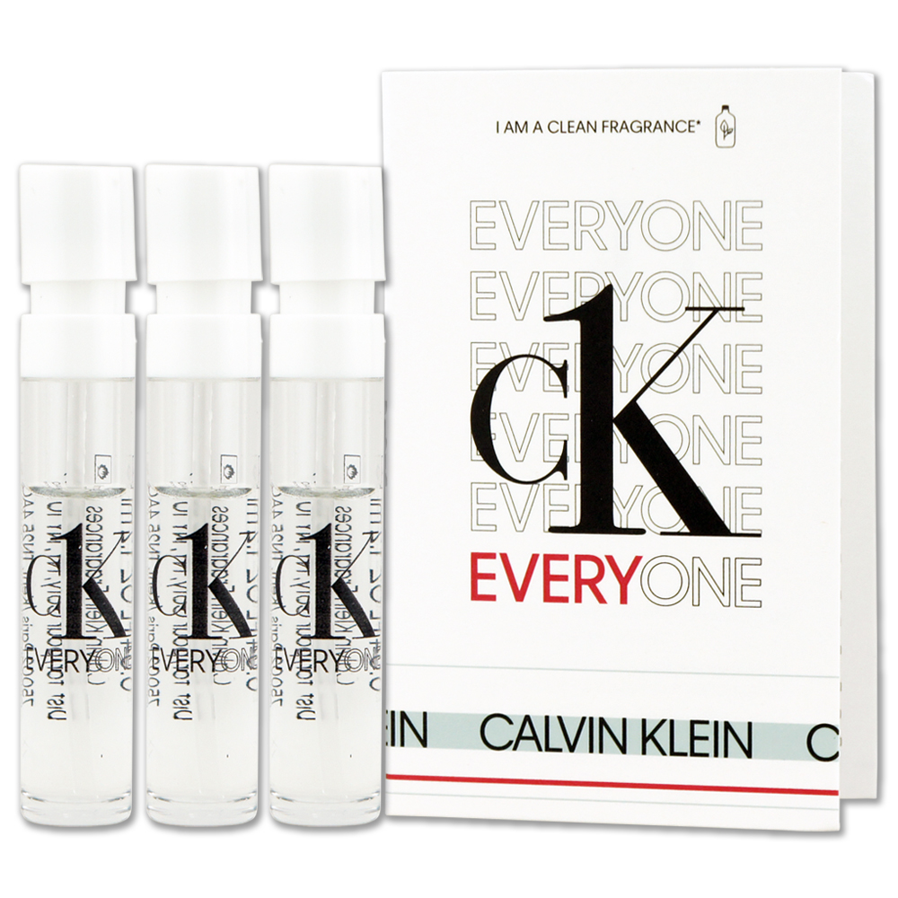《Calvin Klein》CK EVERYONE 中性淡香水針管1.2ml*3