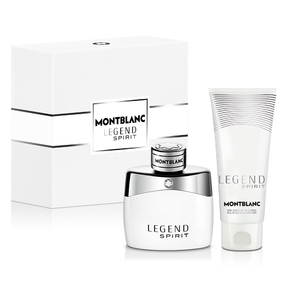 MONTBLANC 萬寶龍 傳奇白朗峰男性淡香水禮盒(淡香水50ml+沐浴精100ml)