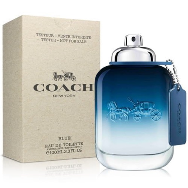 COACH 時尚藍調男性淡香水 100ml-Tester包裝