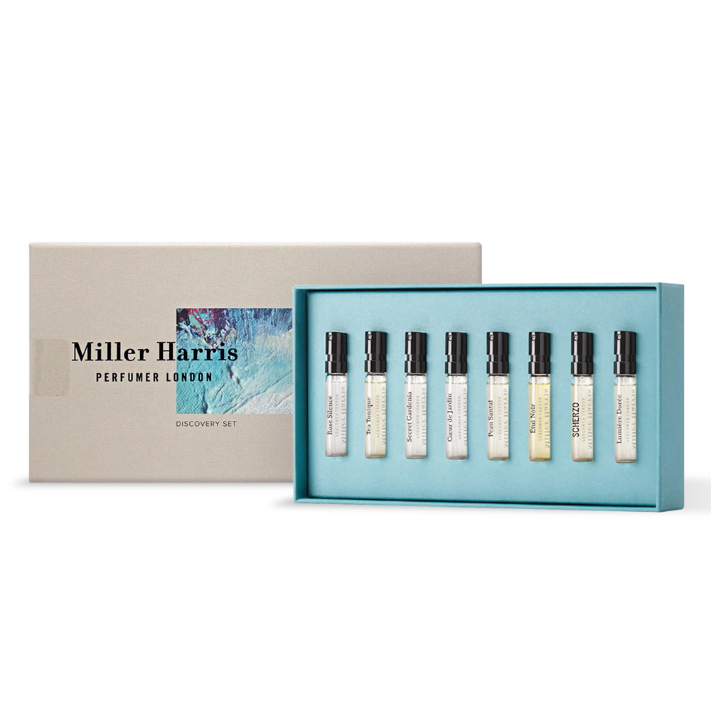 Miller Harris 旅行體驗禮盒[伯爵+玫瑰等(2mlX8)-香水航空版