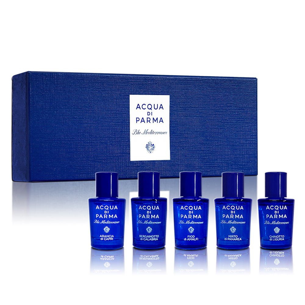 ACQUA DI PARMA 帕爾瑪之水 藍色地中海系列香水禮盒 5MLX5入 沾式小香