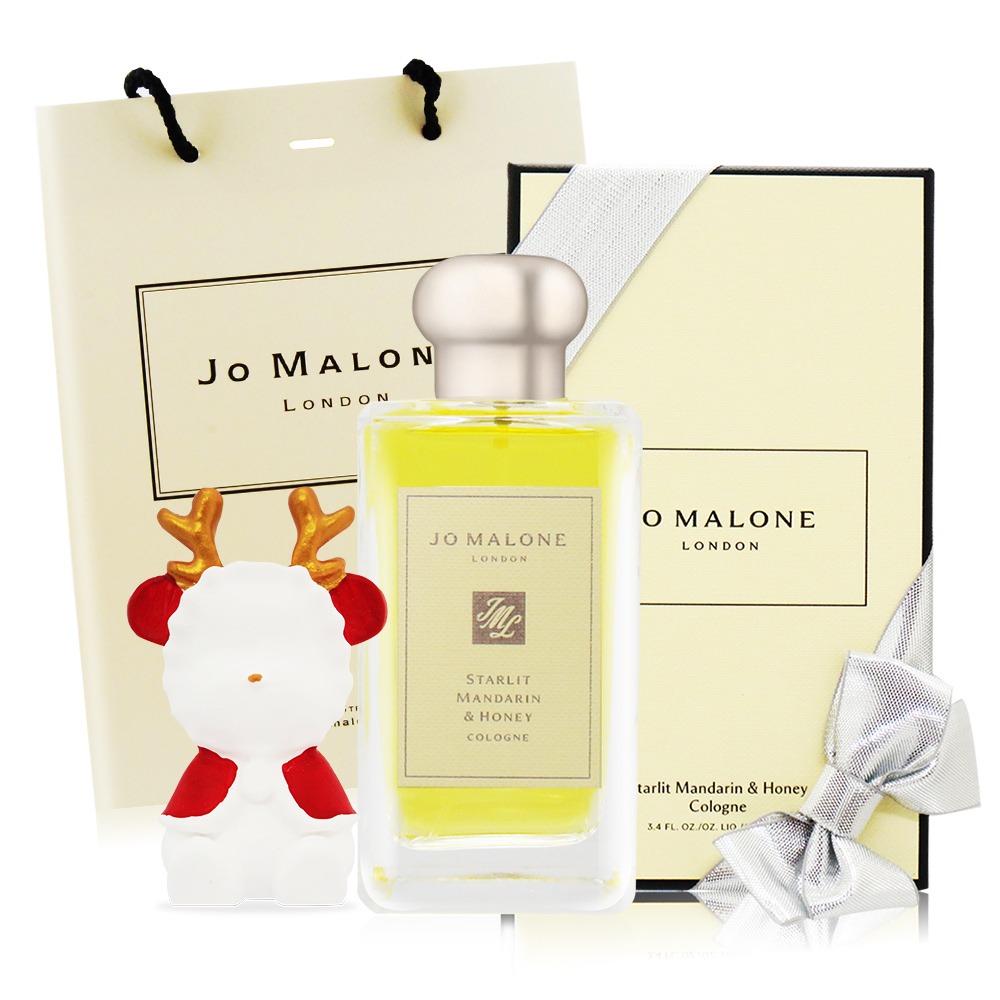 Jo Malone 星光聖誕 星光柑橘與蜂蜜香水(100ml)[附禮盒+提袋+聖誕麋鹿擴香石-國際航空版