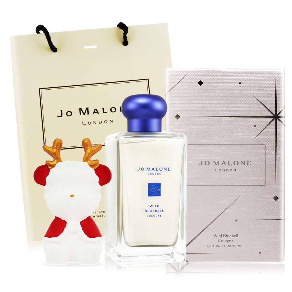 Jo Malone 聖誕限量 藍風鈴香水(100ml)[附禮盒+提袋+聖誕麋鹿擴香石-國際航空版