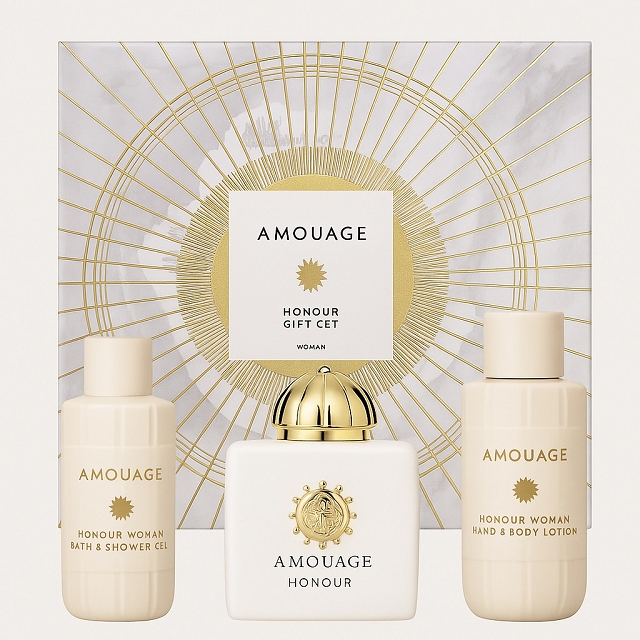 Amouage 愛慕 Honour 化蝶女2024年度限定禮盒(淡香精100ml +沐浴膠60ml + 身體乳60ml)