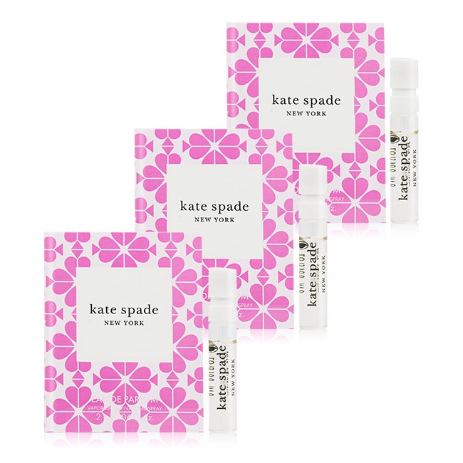 KATE SPADE 淘氣甜心淡香精(2ml)X3 EDP-香水隨身針管試香