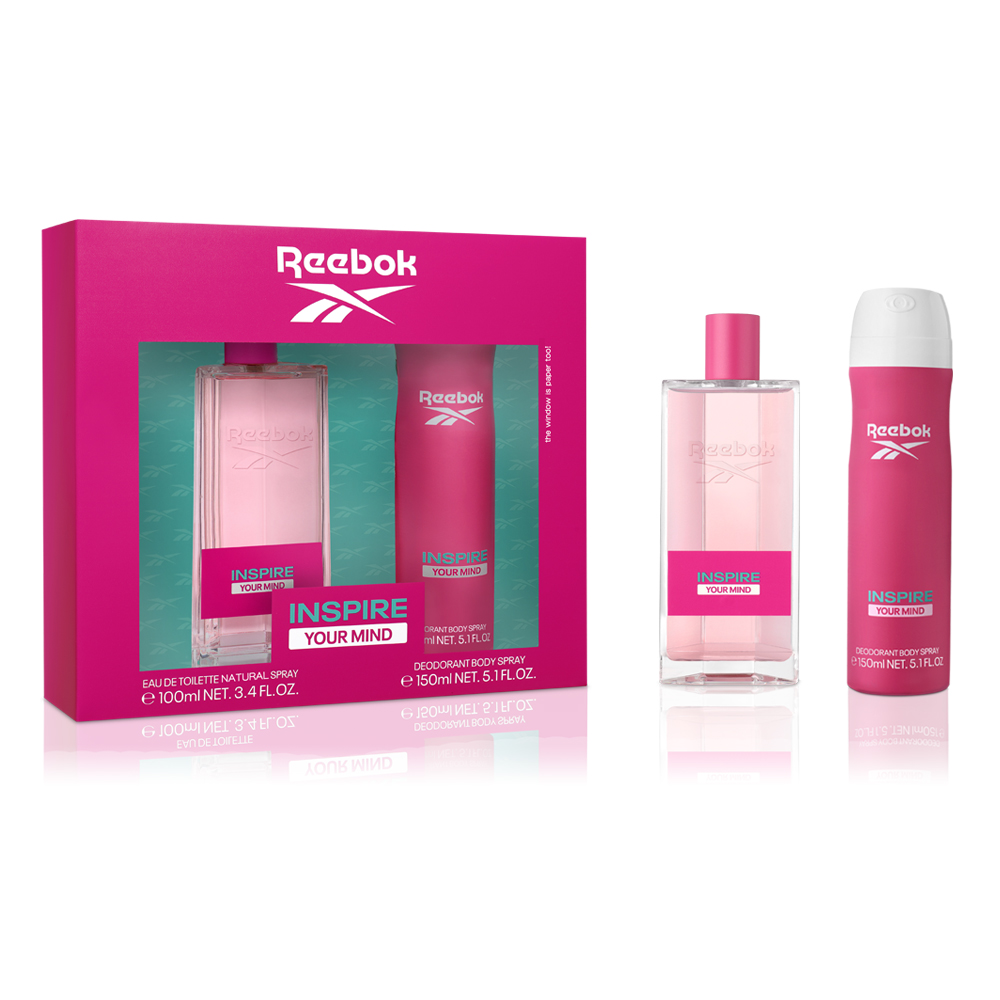 REEBOK 超越自我女性淡香水經典限量版禮盒(淡香水100ml/噴霧150ml)
