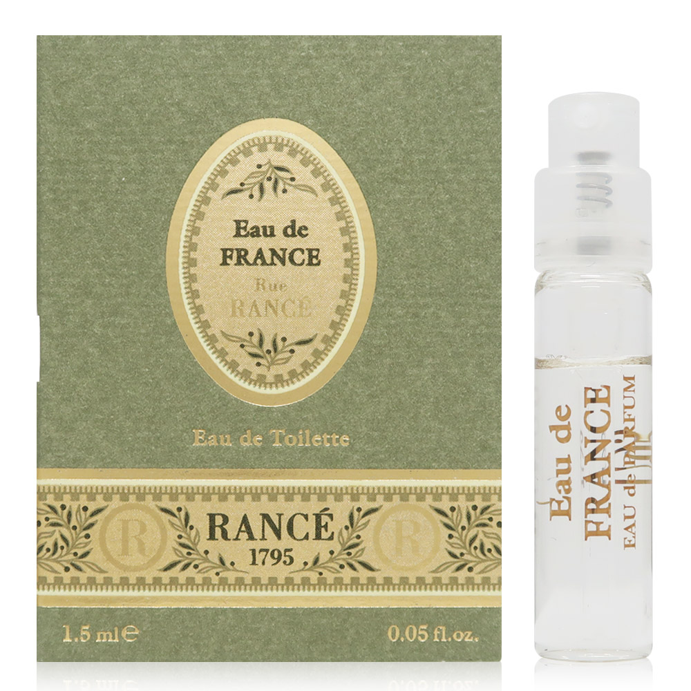 Rance 1795 蘭斯 1795 Rue Rance Eau De France 法蘭西禮讚淡香水 EDT 1.5ml