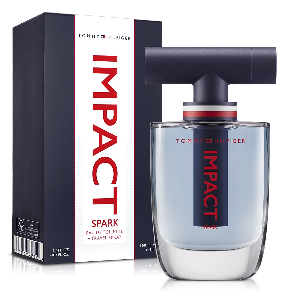 Tommy Hilfiger Impact Spark 衝擊效應閃耀男性淡香水100ml+針管4ml