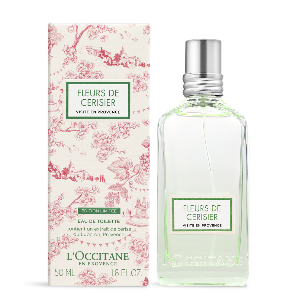 L'OCCITANE 歐舒丹 葡萄櫻花淡香水(50ml)-百貨公司貨