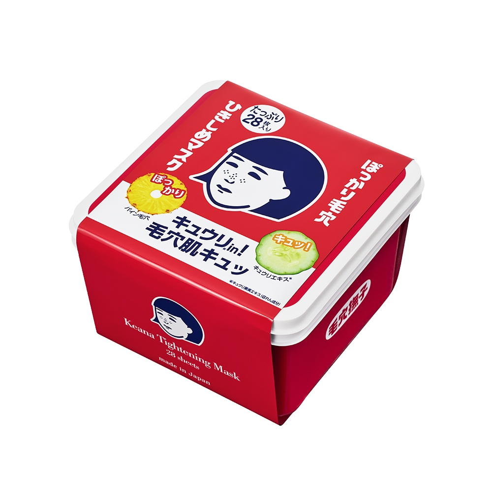 石澤研究所 毛穴撫子 毛孔緊緻面膜 28枚入/455mL