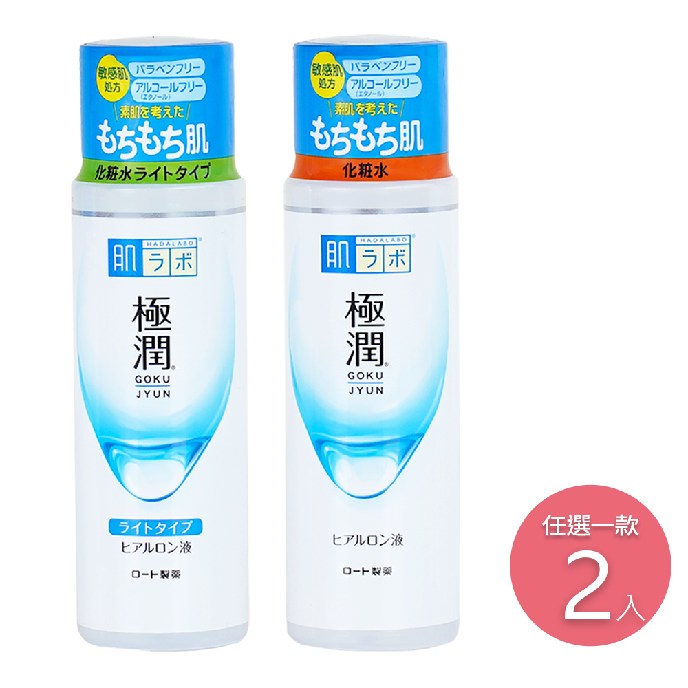 【日本ROHTO】肌研系列極潤保濕化妝水170ml 2入組(2款可選)-日本境內版
