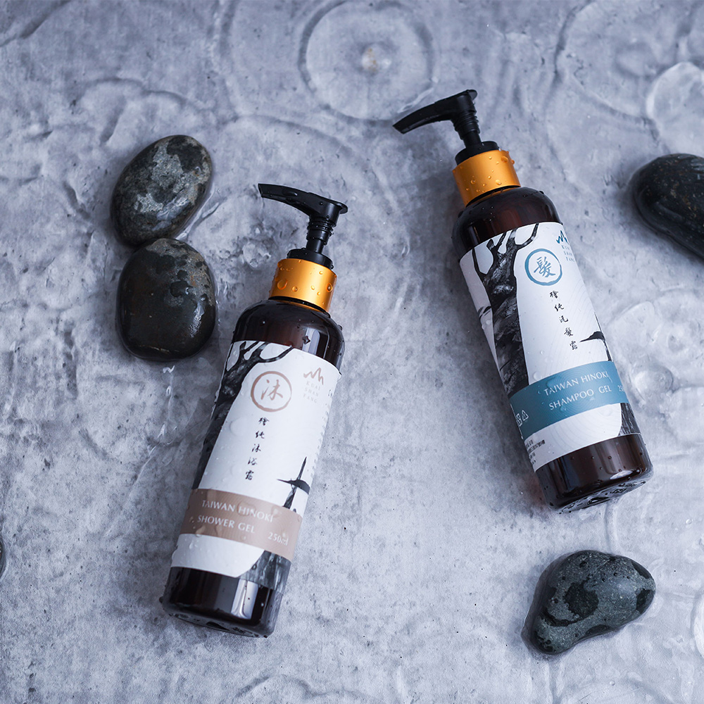 【檜山坊】檜純沐浴露250ml+檜純洗髮露250ml (全天然森林浴)