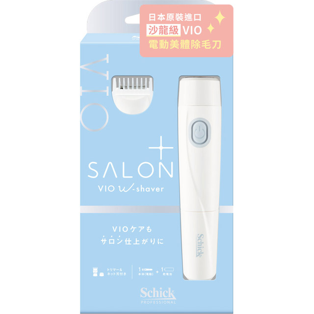 【Schick舒適牌】舒綺 極Salon Plus沙龍級VIO電動美體除毛刀 (1刀把+1刀頭+1網刀)
