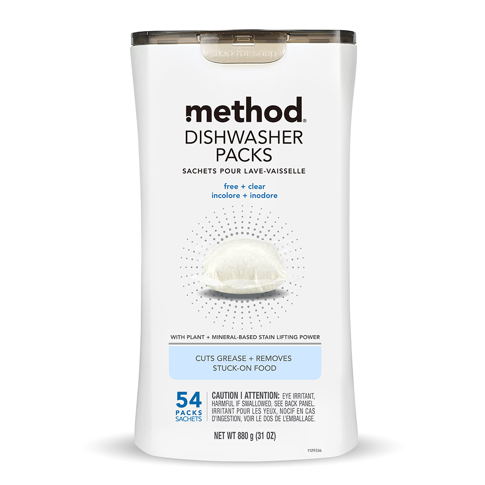 Method 美則潔淨三效聰明洗碗球-無香料(54顆入)