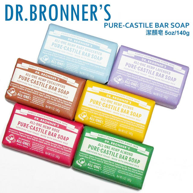 美國品牌 Dr. Bronner s 布朗博士 潔顏皂 5oz / 140g 美國進口