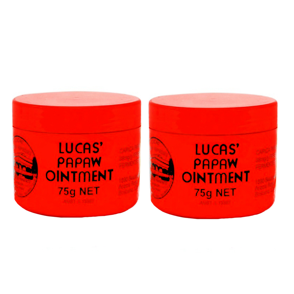 澳洲Lucas Papaw Ointment木瓜霜75g 買一送一, 有效期:2024.07.31