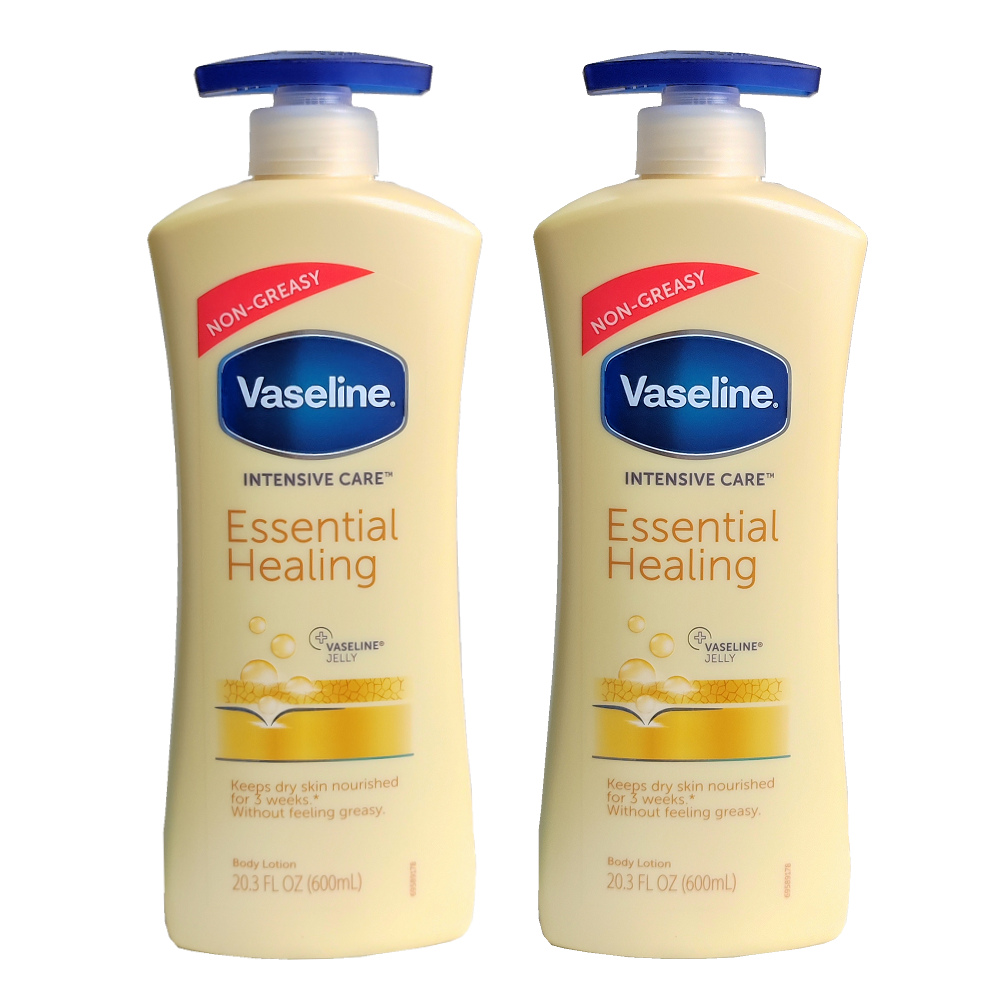 (超值二入)印度製Vaseline凡士林 全效滋養潤膚乳液-600ml