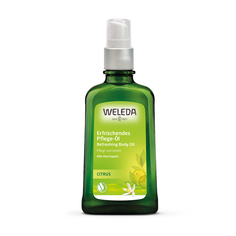 【WELEDA薇蕾德】柑橘清新保濕按摩油 100ml