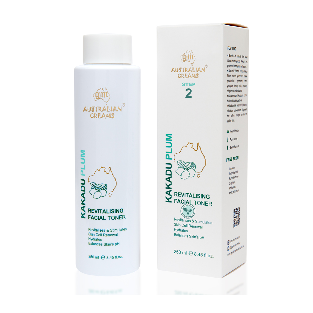【澳洲Ｇ＆Ｍ-KAKADU PLUM】專業級系列-卡卡度玻尿酸保濕化妝水-1入組 250ml/瓶