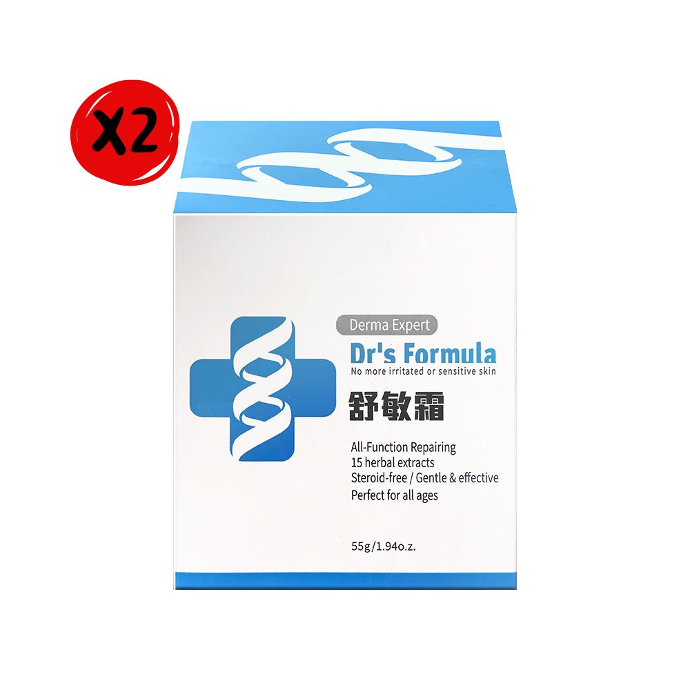 【臺塑生醫 Dr’s Formula】舒敏霜 (55g/瓶)*2罐組