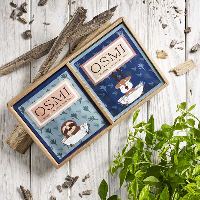 OSMI®Agarwood & herbs bath tea 木質系草本香調淨身藥浴禮盒組