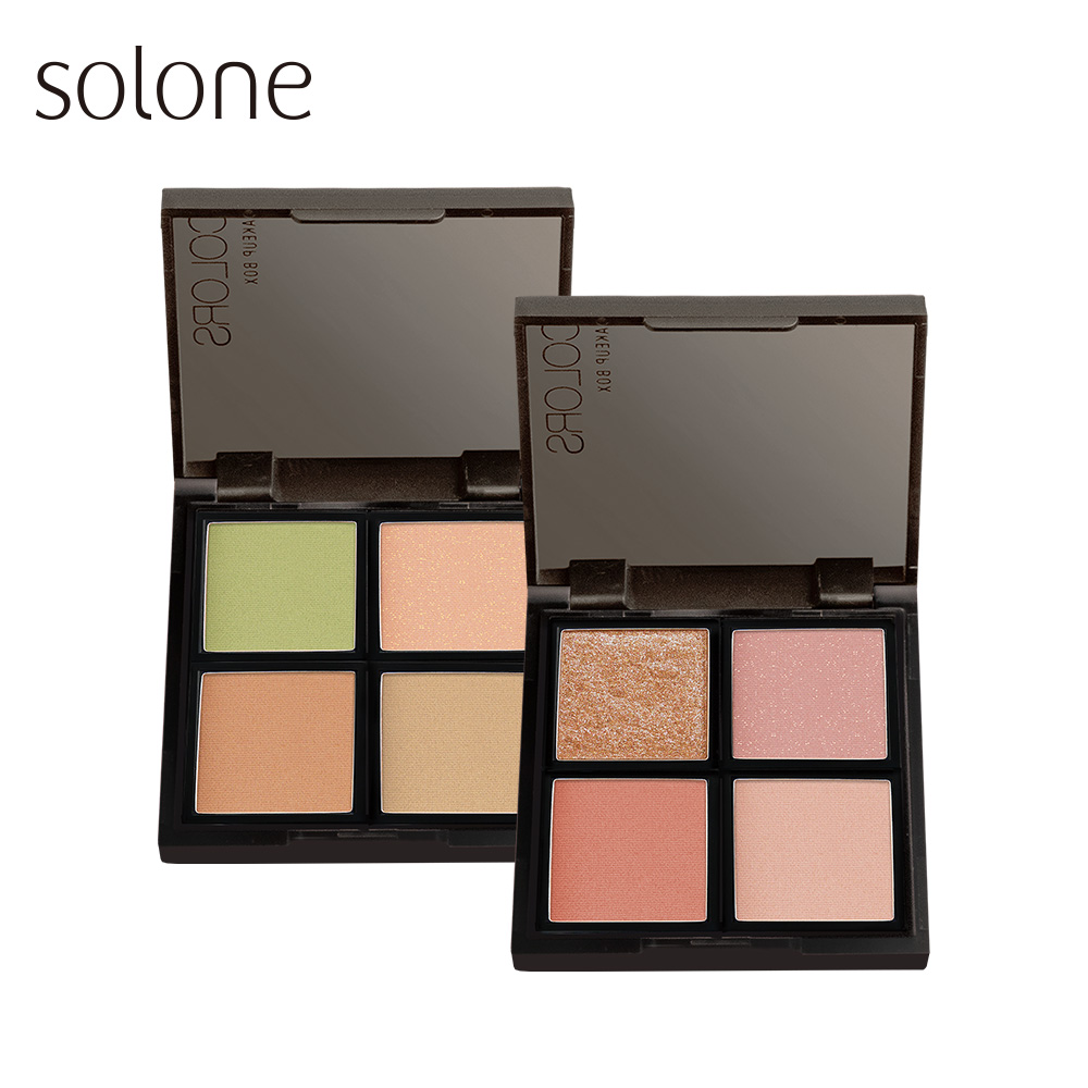 Solone 專屬訂製特調4色眼彩盤 3.4g (眼影4色)