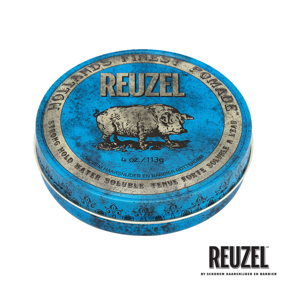 REUZEL Blue Pomade 藍豬超強水性髮油 113g