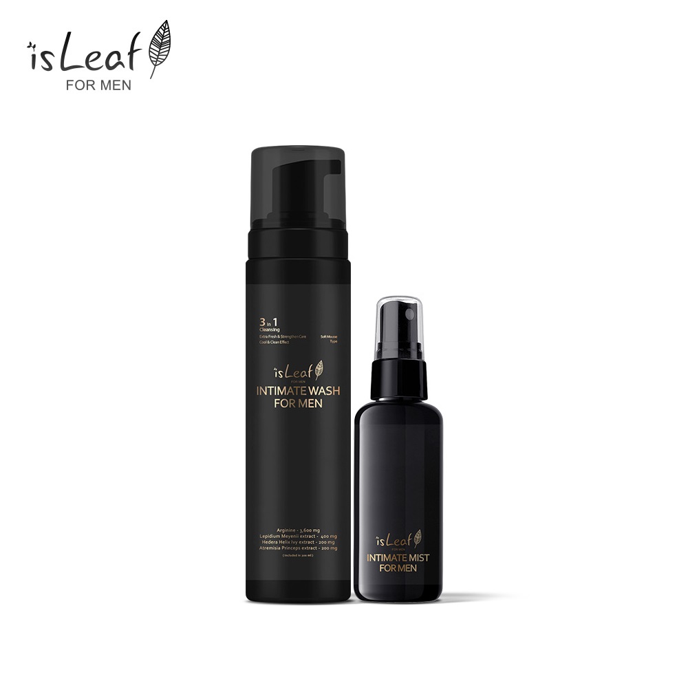 【2入超值組】isLeaf男性私密激淨慕絲200ml + 抑菌噴霧60ml【魅惑麋香】