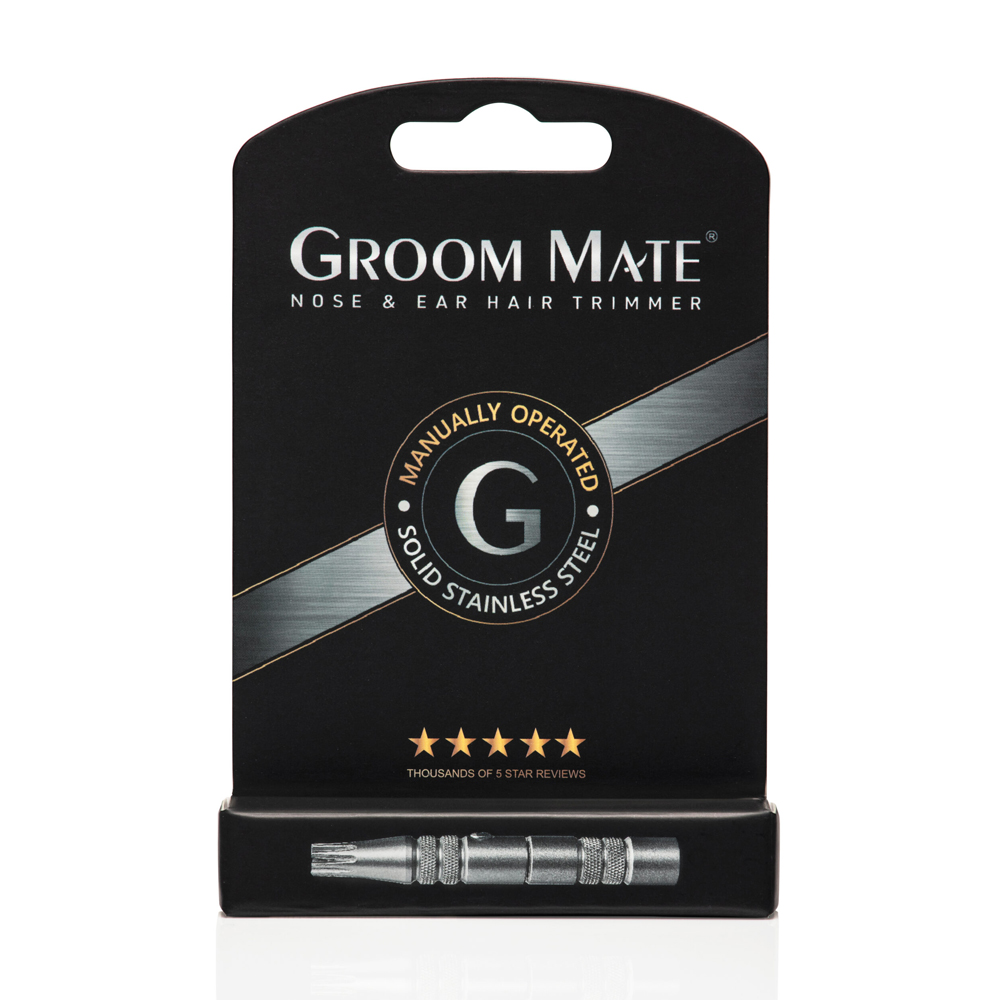 美國Groom Mate Platinum XL 免電超利修鼻毛器