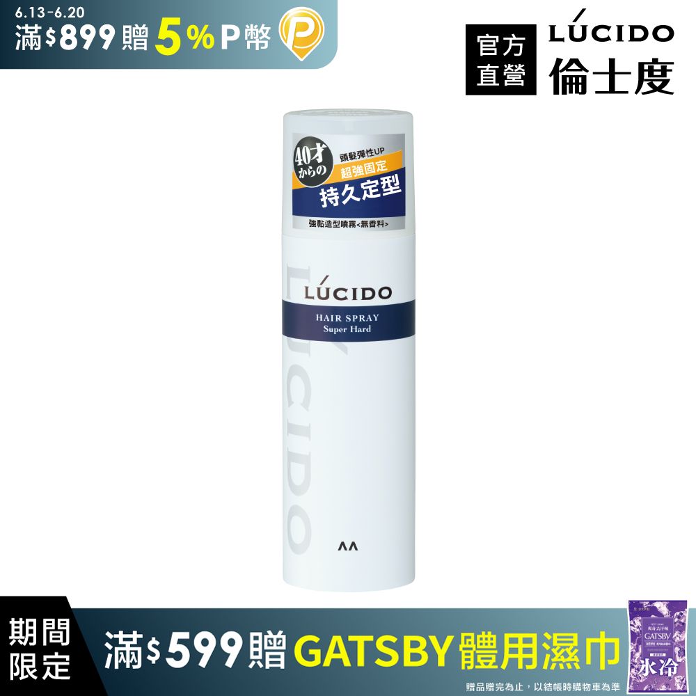 LÚCIDO倫士度 強黏造型噴霧180g