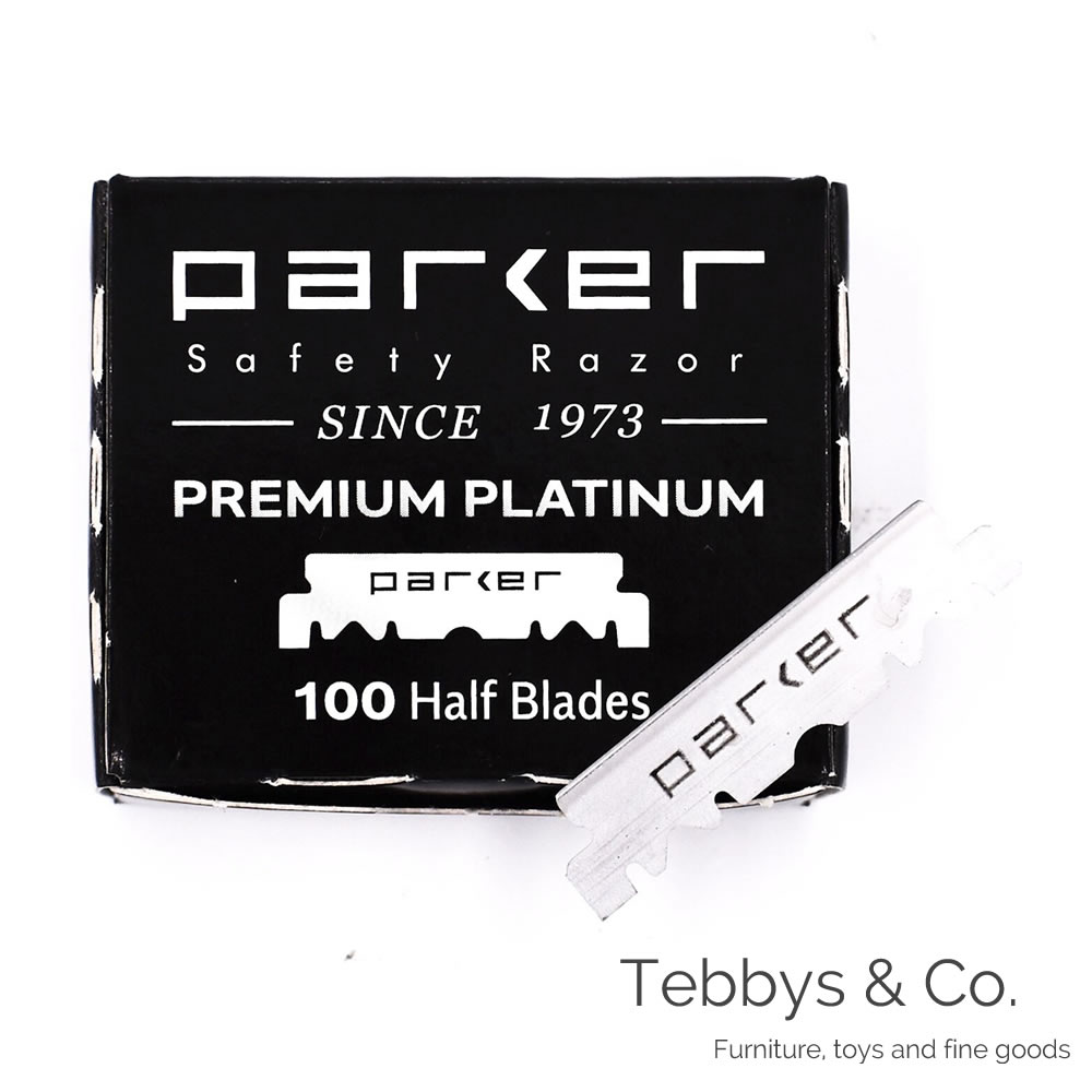 美國Parker Premium Platinum不鏽鋼單刃剃刀刀片 (100片裝)