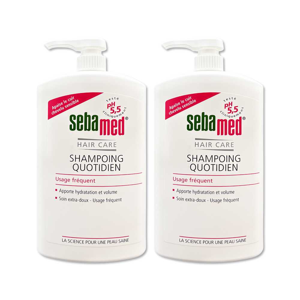 (2瓶)德國Sebamed-pH5.5每日潔淨潤護頭皮溫和洗髮乳1000ml/按壓瓶