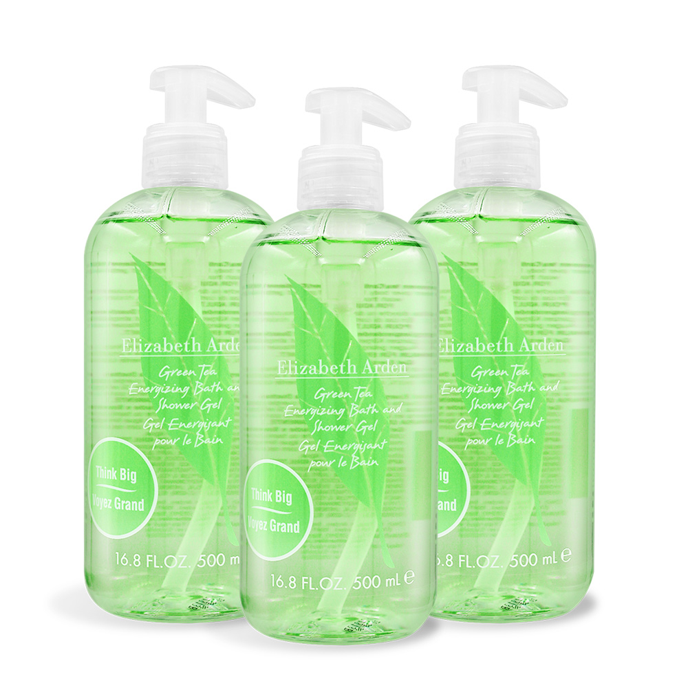 Elizabeth Arden 伊麗莎白雅頓 綠茶香水沐浴膠(500ml)X3-國際航空版