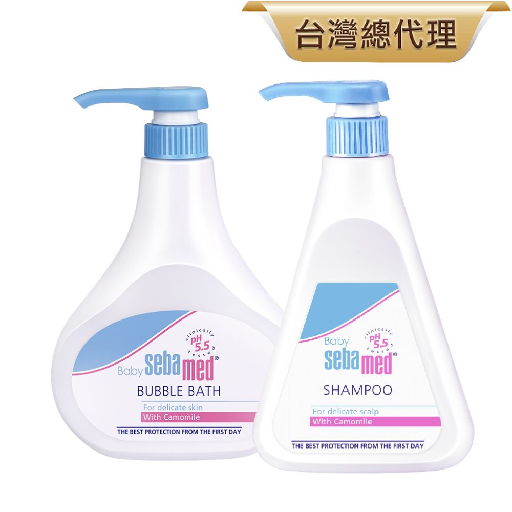 施巴5.5 sebamed 嬰幼兒洗髮乳500ml+泡泡浴露500ml