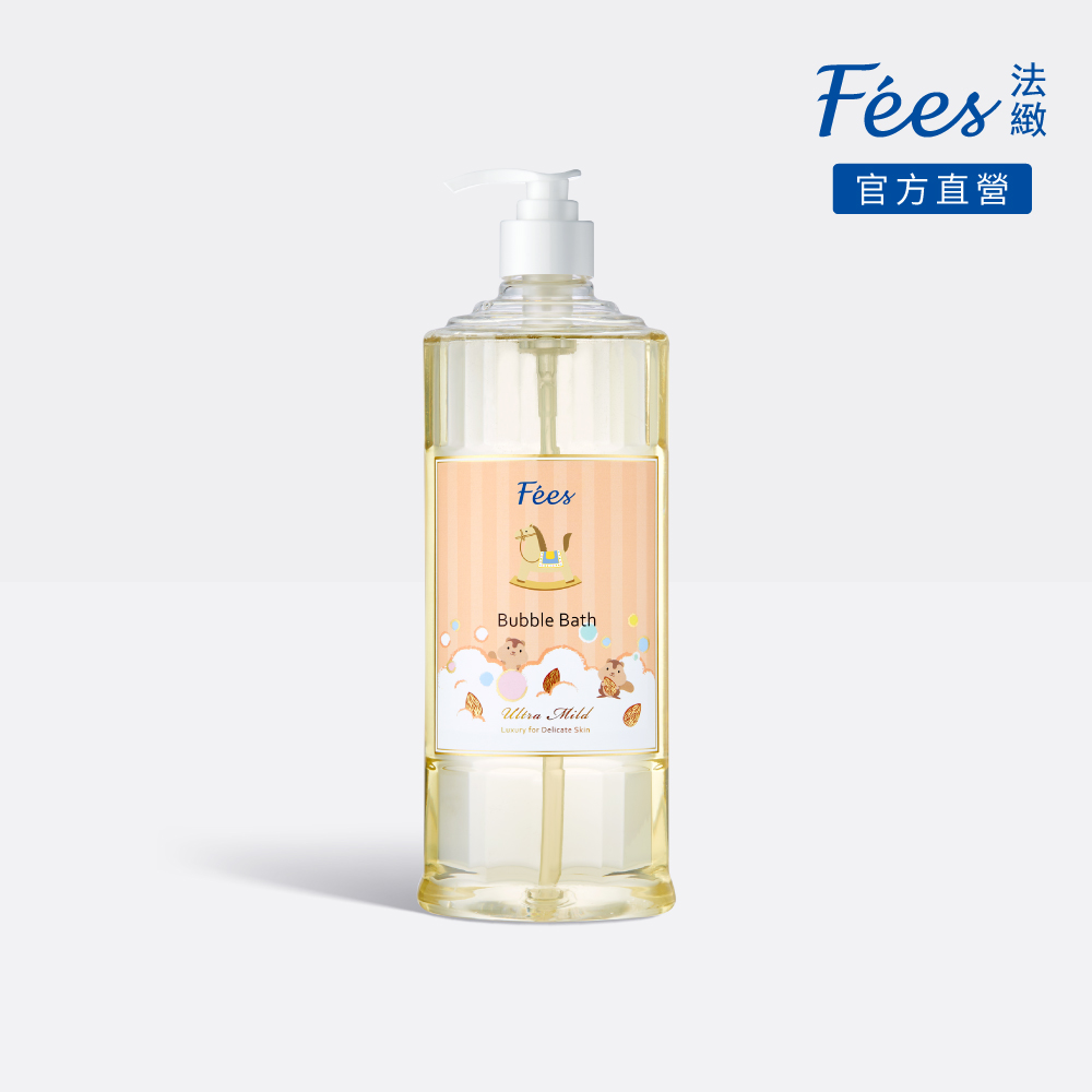 Fees 嬰兒柔護泡泡露-杏果 600ml