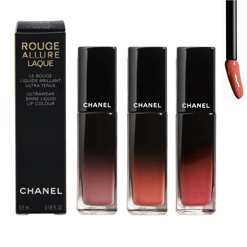 CHANEL 香奈兒 超炫耀釉光唇萃5.5ml任1款(63極致/75忠實/83秘密/84模糊-國際航空版)