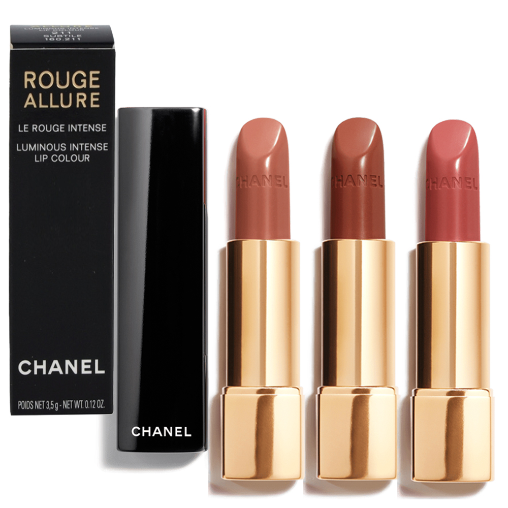 CHANEL 香奈兒 超炫耀的唇膏系列3.5g任1款(209知已/211敏銳/212特色-國際航空版)