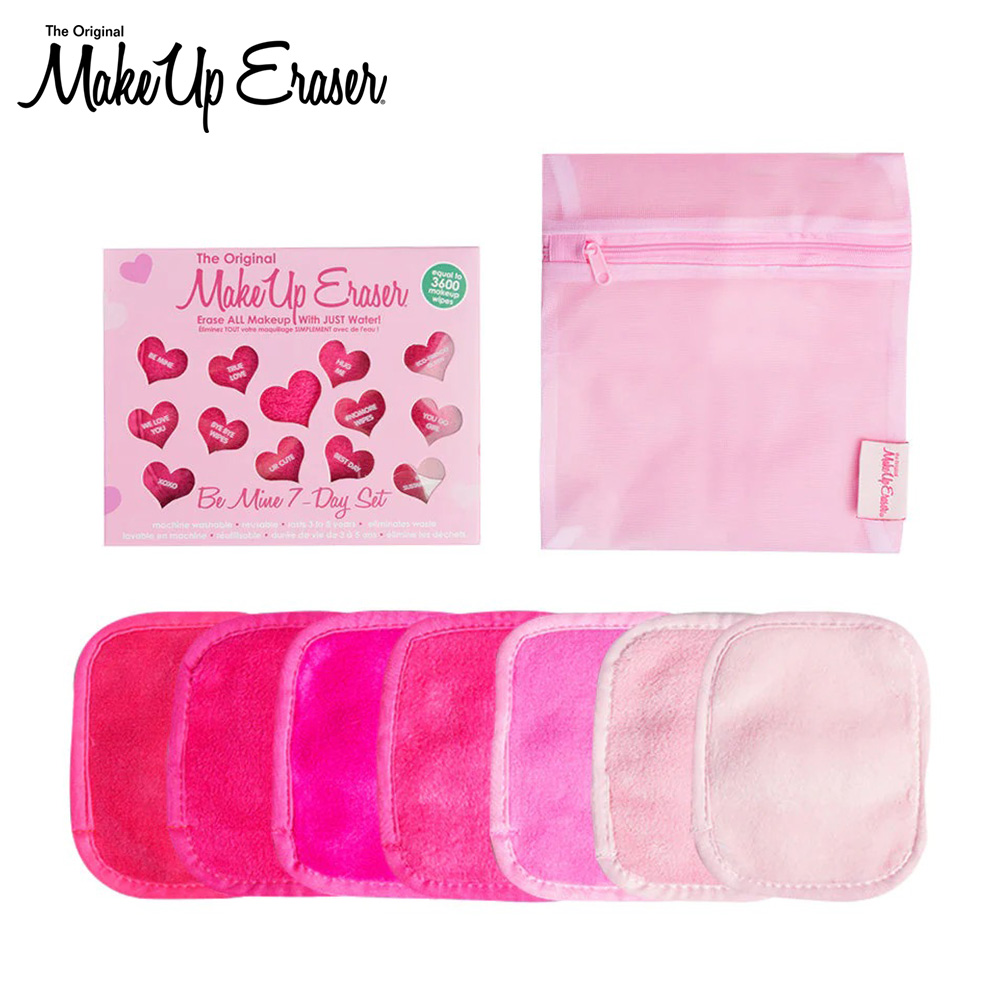【MakeUp Eraser】原創魔法卸妝巾-我的情人七件組 Be Mine 7-Day set