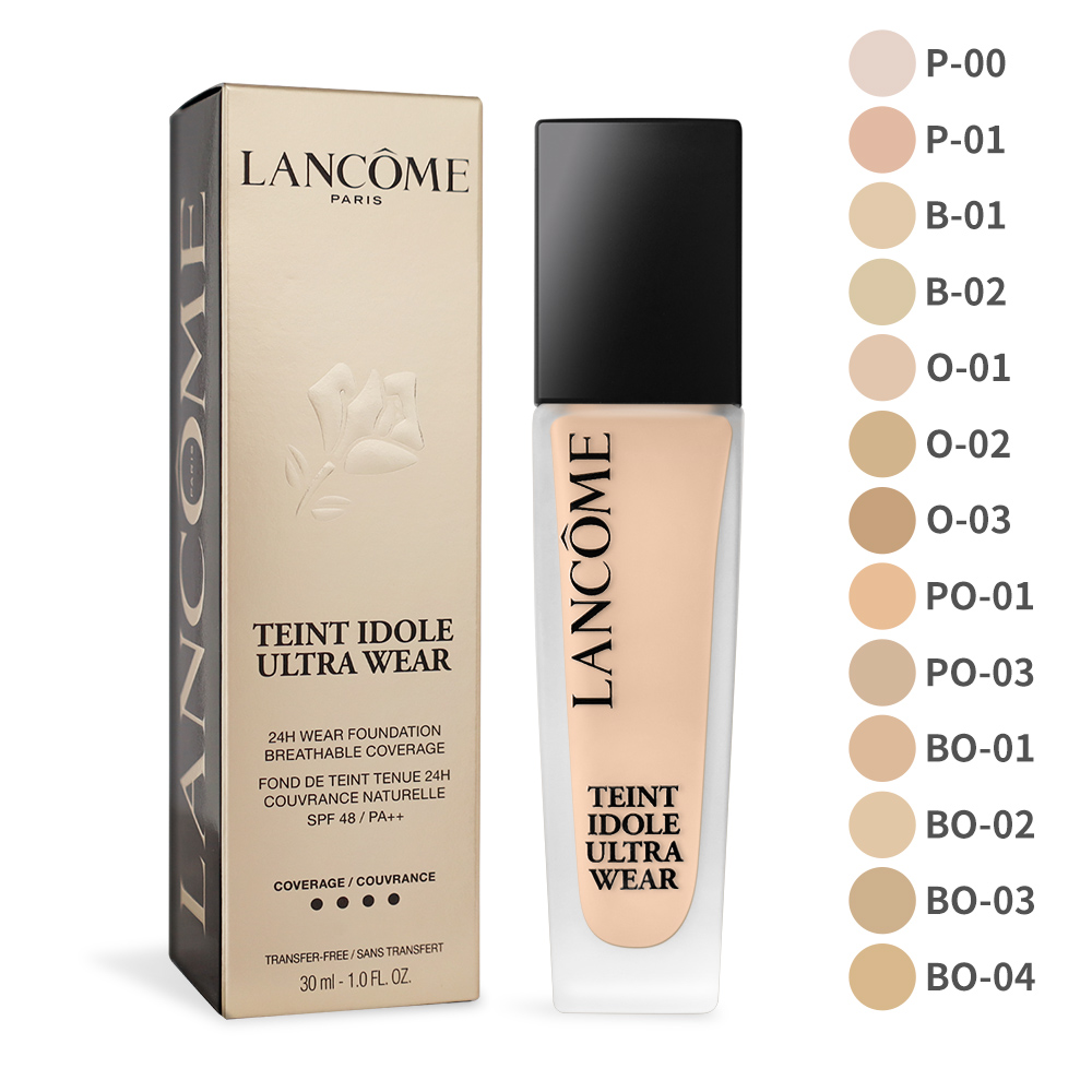 Lancome 蘭蔻 零粉感超持久粉底 SPF48/PA++(30ml)-多色可選-新版-百貨公司貨