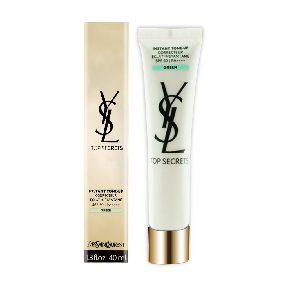 【YSL聖羅蘭】名模肌密光幻防護妝前乳 SPF50PA++++ 40ml #綠色