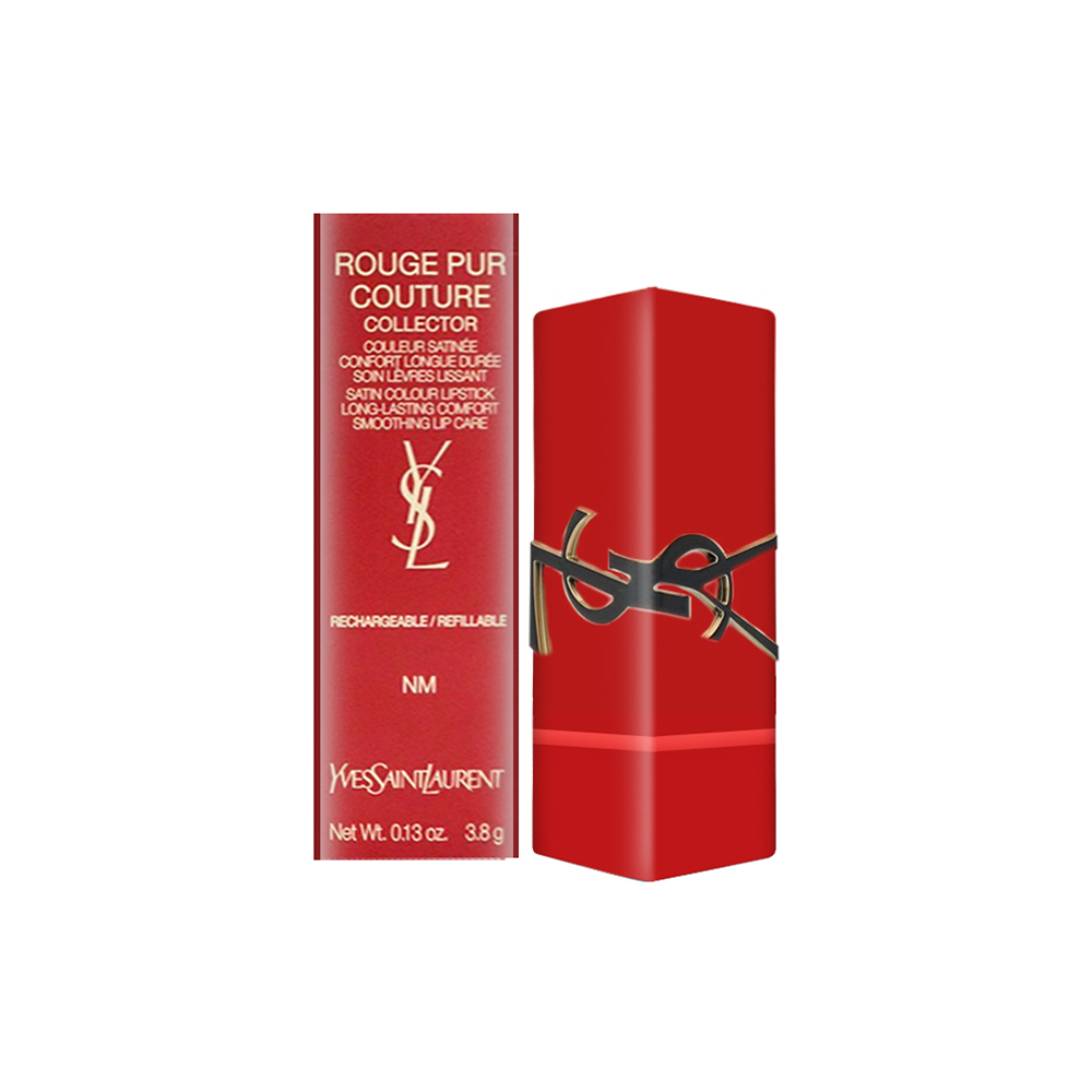 【YSL聖羅蘭】2024情人節限量 奢華緞面唇膏 3.8g #NM
