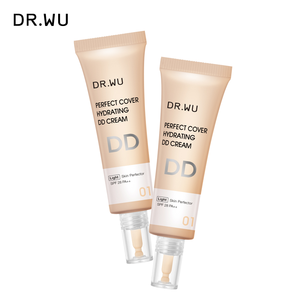 DR.WU超完美保濕DD霜(明亮色)SPF28 40ML(2入組)