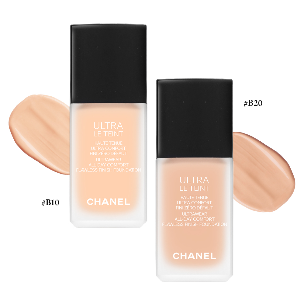 CHANEL香奈兒雪紡輕霧持久粉底液，為專櫃級粉底產品，適合各種膚質使用。其輕薄質地能均勻覆蓋肌膚，提供長效持妝效果，並保持自然霧面感。產品產地依包裝顯示，儲存期限為3年，為平行輸入貨源，價效比高。
