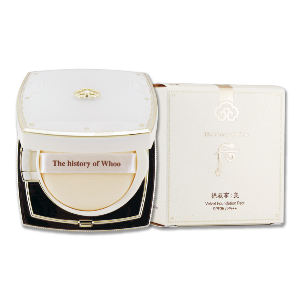 Whoo 后 拱辰享絲絨柔霧水粉餅10g -NO.21