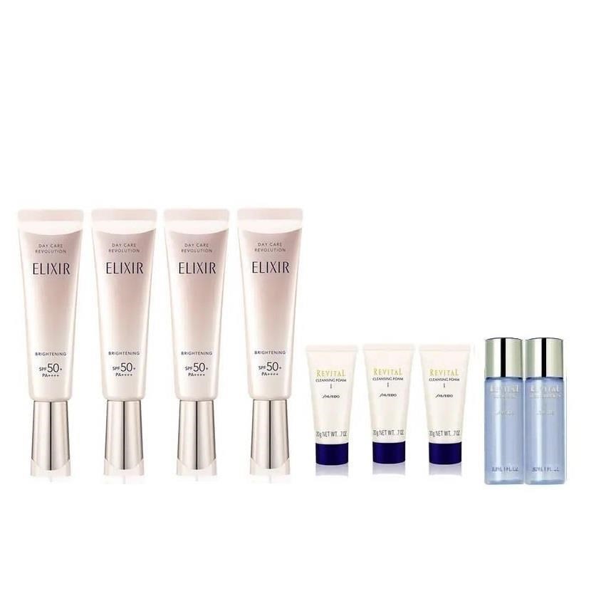 SHISEIDO 資生堂 怡麗絲爾膠 膠原淨白多效美肌乳虧本組