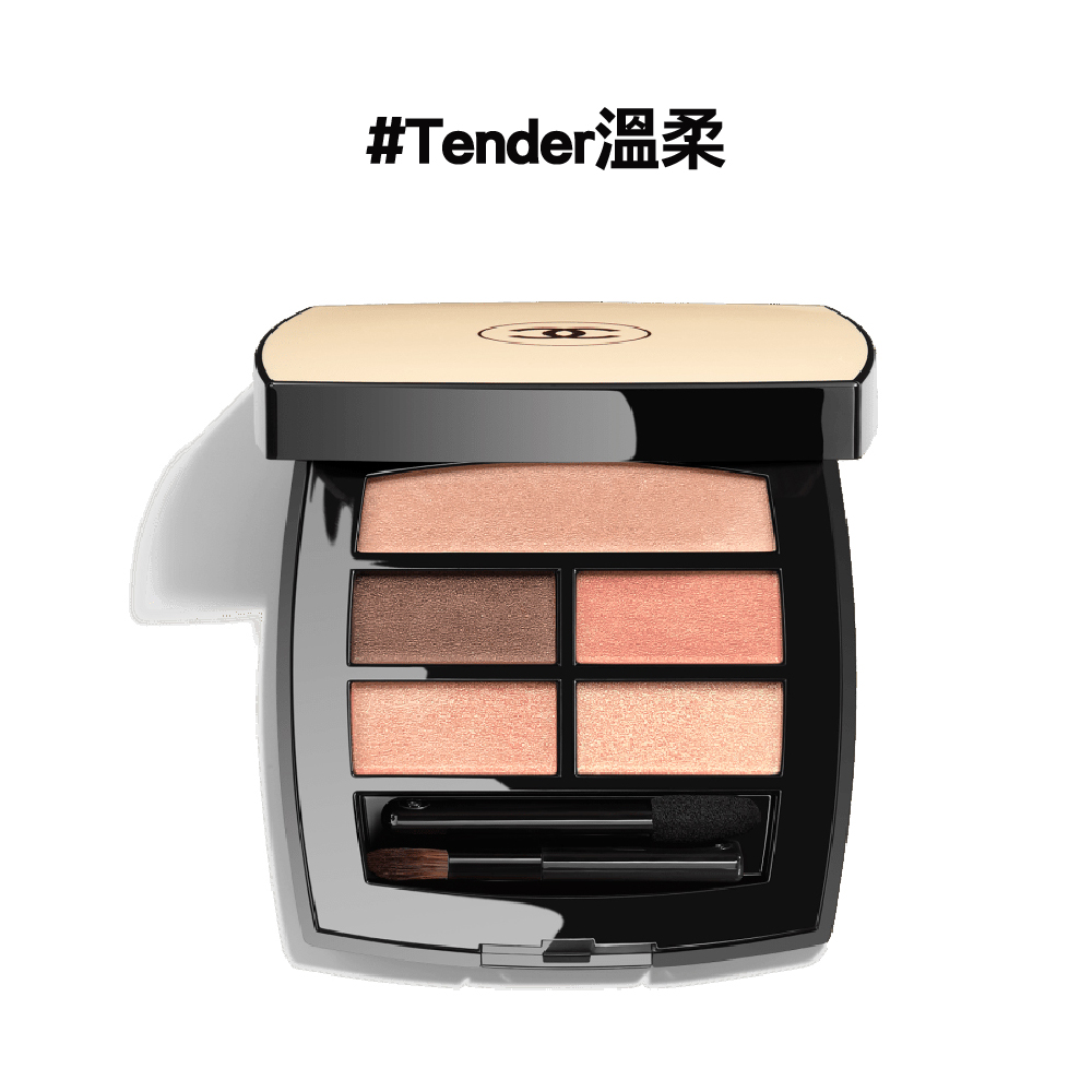 CHANEL 香奈兒 時尚裸光立體眼彩盤4.5g#Tender溫柔(國際航空版)