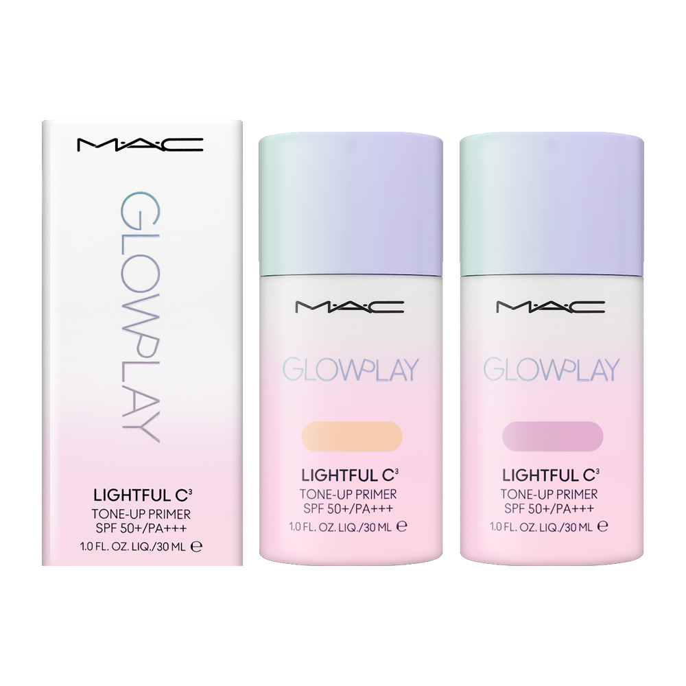 M.A.C 超漾光高防曬妝前乳SPF50+/PA+++ 30ml (玫瑰/薰衣草)任選