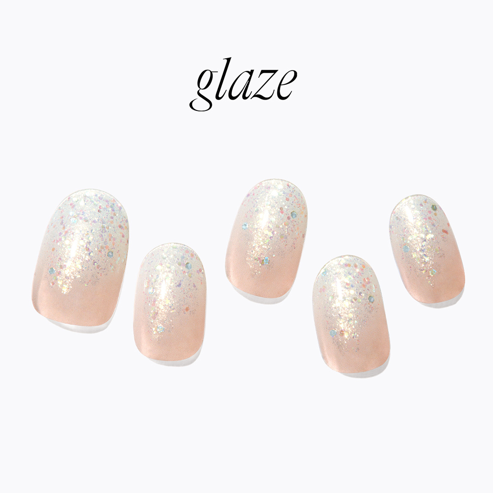 【DASHING DIVA】Glaze M經典凝膠美甲貼 銀色月光